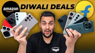 Best PHONE Deals FOR YOU  Amazon and Flipkart DIWALI SALE [upl. by Etnoid]