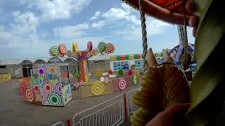 Great Yarmouth Pleasure Beach  Gallopers Fred Savage 3Abreast Galloper onride [upl. by Nova]