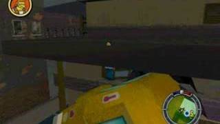 The Simpsons Hit amp Run DMV School Bus Glitch [upl. by Accissej]