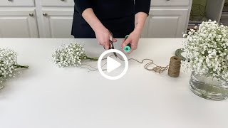 How to Make a Baby’s Breath Garland [upl. by Dorkus]