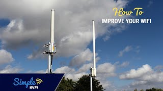 How to increase your routers WiFi signal using high power antennas 24Ghz5Ghz [upl. by Milda270]