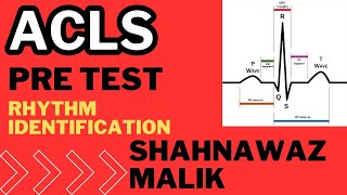 ACLS Pre Course Pre Test  Rhythm identification part 2 [upl. by Eiuol]