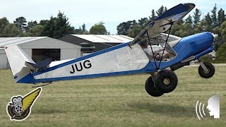 Zenith CH 701 microlight  STOL Takeoffs and Landings [upl. by Fugere]