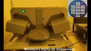 12 Measuring SiO2 thickness with Woollams AlphaSE Ellipsometer [upl. by Dorin]