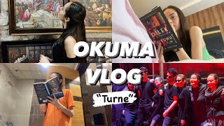 OKUMA VLOG Turne müzeler sahne [upl. by Reifinnej]