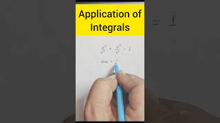 Application of integration l Class 12 shorts [upl. by Enelram659]