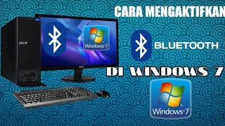 cara mengaktifkan bluetooth di komputer Windows 7 [upl. by Zeph]