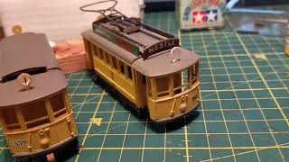 Rivarossi tram video 10 the scratchbuilt number destination box [upl. by Coady]