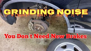 Grinding Brake Noise caused by Rust [upl. by Launcelot]