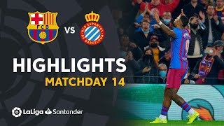 Resumen de FC Barcelona vs RCD Espanyol 10 [upl. by Atiluj]