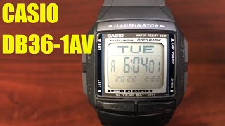 Casio Databank Watch DB361AV DB361A [upl. by Arreis497]