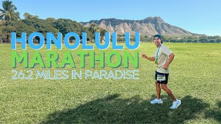 Honolulu Marathon  Course Breakdown from a Local Runner 🏃🏻‍♂️ [upl. by Bashemeth]