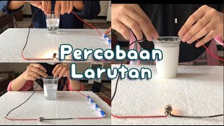 Percobaan Larutan Elektrolit dan Non Elektrolit — Bagian Pengamatan [upl. by Manard648]