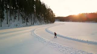 Schaatsen in ZuidFinland [upl. by Salazar]