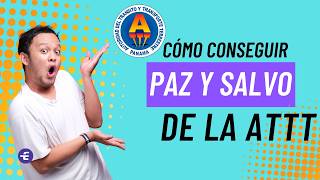 Cómo consultar y obtener tu paz y salvo de la ATTT 100 en línea  Eprezto Panamá [upl. by Naahs]