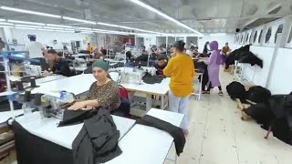 A beautiful view of a garment factory in Turgistan  ترغستان کی ایک گارمنٹس فیکٹری کی خوبصورت منظر [upl. by Aznarepse]