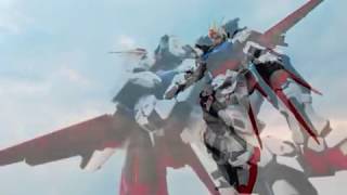 Perfect Grade Gundam Aile Striker and Skygrasper Attack [upl. by Novla]