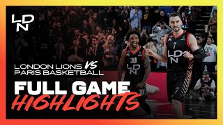 SAM DEKKERS BIG SHOT  EuroCup  London Lions vs Paris Basketball  Full Game Highlights  241023 [upl. by Lissak]