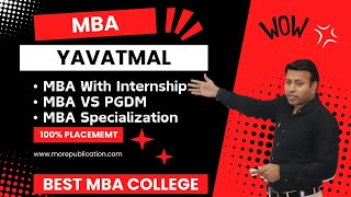 BEST MBA COLLEGE IN YAVATMAL  TOP MBA COLLEGE IN YAVATMAL 2025  ADMISSION  FEE [upl. by Thaddus]