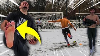 HÄRTESTE amp KÄLTESTE FUßBALL CHALLENGE KEIN TOR  AUSZIEHEN [upl. by Shaikh627]