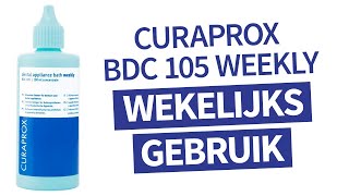 CURAPROX BDC 105 wekelijks – gebruik [upl. by Nichani]