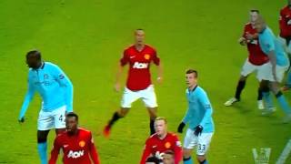 Manchester United vs Manchester City 12 Vincent Kompany Own Goal  Manchester United 080413 [upl. by Meekahs]