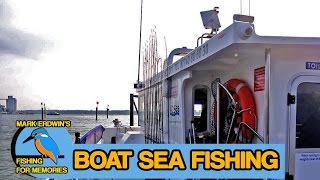 Sea fishing  Boat fishing out of Hythe Southampton Video 55 [upl. by Airreis828]