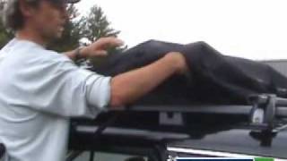 SportRack Sherpa 13 Cartop Luggage Roof Bag Review Video by ORS Racks Direct [upl. by Lashoh]