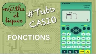 Calculer avec les fonctions  Tutoriel CASIO Collège [upl. by Ahsienot770]