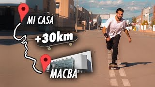 30km PATINANDO en SKATE ¿es posible [upl. by Annelg]