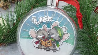 ☆CHRISTBAUM KUGELN☆ verzieren personalisieren improntedautore diy watchmecraft handmade [upl. by Thgiwed]