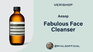 Aesop Fabulous Face Cleanser Review [upl. by Westfall]