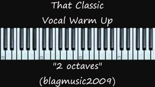 Classic Vocal Warm Up Exercise [upl. by Ahsitam]