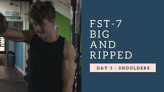 FST7 Big and Ripped 4  Shoulder Workout [upl. by Crescint221]