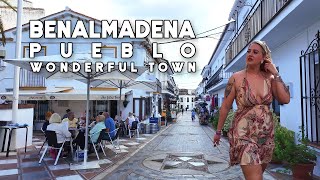 Wonderful Town Benalmadena Pueblo Spain October 2024 Costa del Sol  Málaga 4K [upl. by Kolosick155]