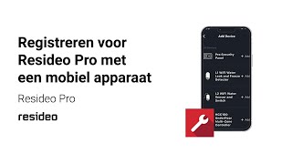 Registreren voor Resideo Pro met een mobiel apparaat [upl. by Dincolo]