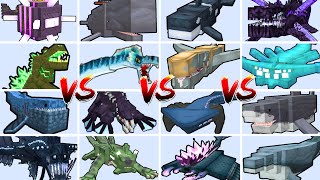 ALL UNDERWATER BOSS MOBS TOURNAMENT  Minecraft Mob Battle [upl. by Liane785]