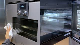 Gaggenau CombiSteam Oven 200 series BSP 250251 Cleaning and Maintenance [upl. by Jez]