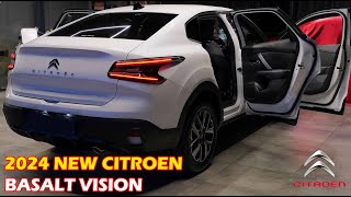 Revealed 2024 Citroen Basalt Vision Coupe SUV  Everything Inside [upl. by Lav]