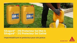 Protéger avec le Sikagard®210 Protecteur Sol Mat et le Sikagard®212 Protecteur Sol Satiné [upl. by Anned662]