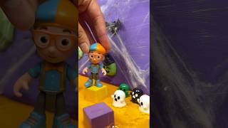 Blippis Halloween FLOOR IS LAVA CHALLENGE Candy Prize at the END blippi shorts [upl. by Viki]