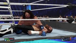 Aj Styles is back on WWE Smackdown 2K24 and he call Sami Zayn for a championship Title Match [upl. by Anirahtak]