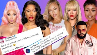 ‼️Nicki Minaj BLOCKS Megan thee Stallion on Chart Rihanna amp DJ Khaled Latto going on tour Armon [upl. by Nica]