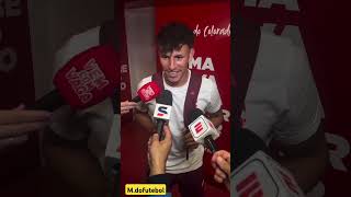 Bernabei comenta sobre as assistências no jogo contra o Fluminensefutebol internacional [upl. by Alleiram]