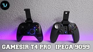 iPega 9099 vs GameSir T4 Pro Gamepad Comparison Best gaming controllers for AndroidPC [upl. by Gracia]