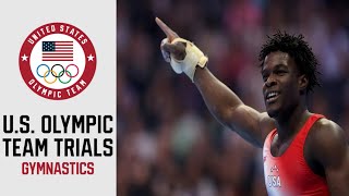 US TRAILS OLYMPICS MENS GYMNASTICS FREDERICK RICHARD DAY 2 REACTION [upl. by Adnovahs]