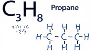 How to Draw the Lewis Structure for C3H8 Propane [upl. by Merlin527]