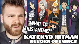 First Time Reacting to quotKatekyo Hitman Reborn Openings 18quot  New Anime Fan [upl. by Edea]