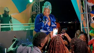 Lady Lava  Ring Finger You Have Ah Gyal Tight Hole  Boozy Beach Performance in Barbados [upl. by Lucier]