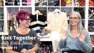 Knit Together with Kim amp Jonna  Episode 11 PSSO Dingley Dell and Japanese Rice Bags [upl. by Danell4]